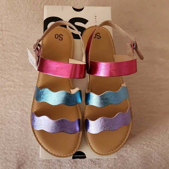 Girls SO Sandals Size 6 - Picture 2 of 13